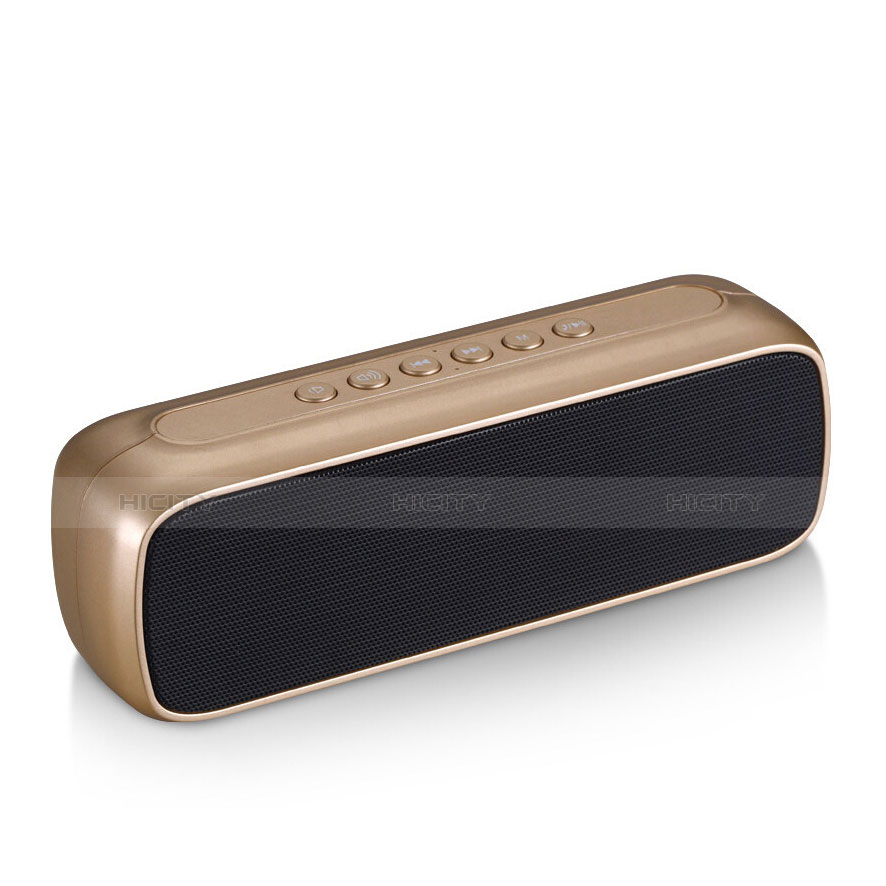 Bluetooth Mini Lautsprecher Wireless Speaker Boxen S09 Gold