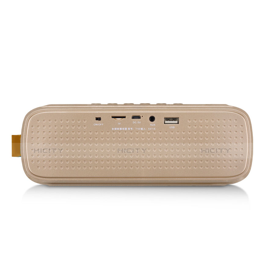 Bluetooth Mini Lautsprecher Wireless Speaker Boxen S09 Gold