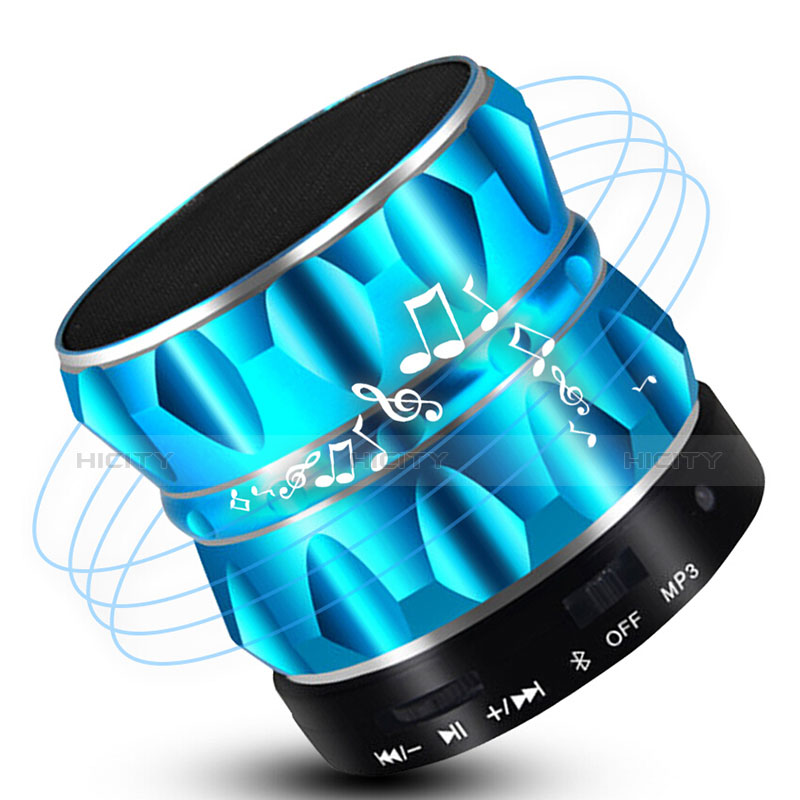 Bluetooth Mini Lautsprecher Wireless Speaker Boxen S13 Hellblau