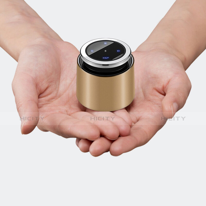 Bluetooth Mini Lautsprecher Wireless Speaker Boxen S26 Gold groß