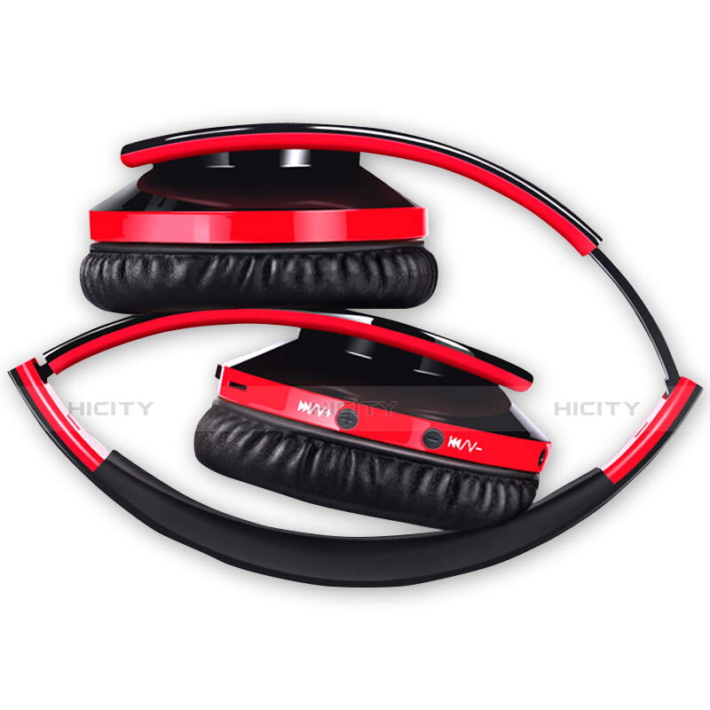 Bluetooth Wireless Stereo Kopfhörer Sport Headset In Ear Ohrhörer H72 Rot groß