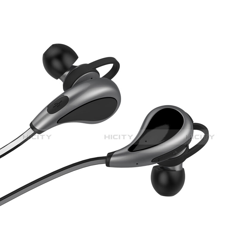 Bluetooth Wireless Stereo Ohrhörer Sport Kopfhörer In Ear Headset H41 Grau