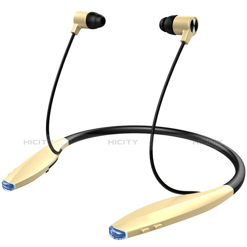 Bluetooth Wireless Stereo Ohrhörer Sport Kopfhörer In Ear Headset H51 Gold