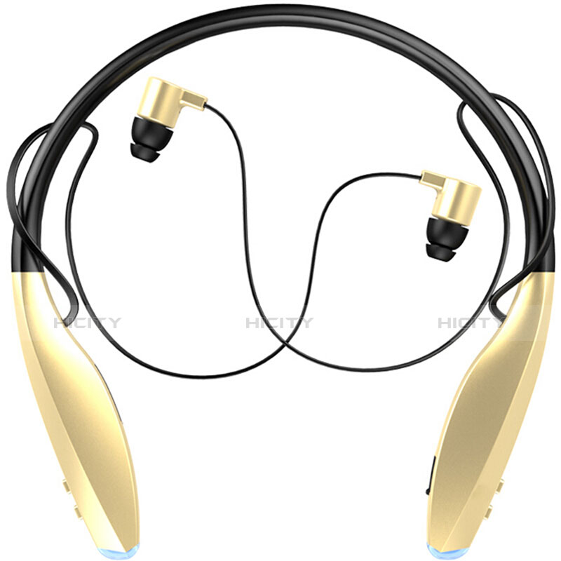 Bluetooth Wireless Stereo Ohrhörer Sport Kopfhörer In Ear Headset H51 Gold