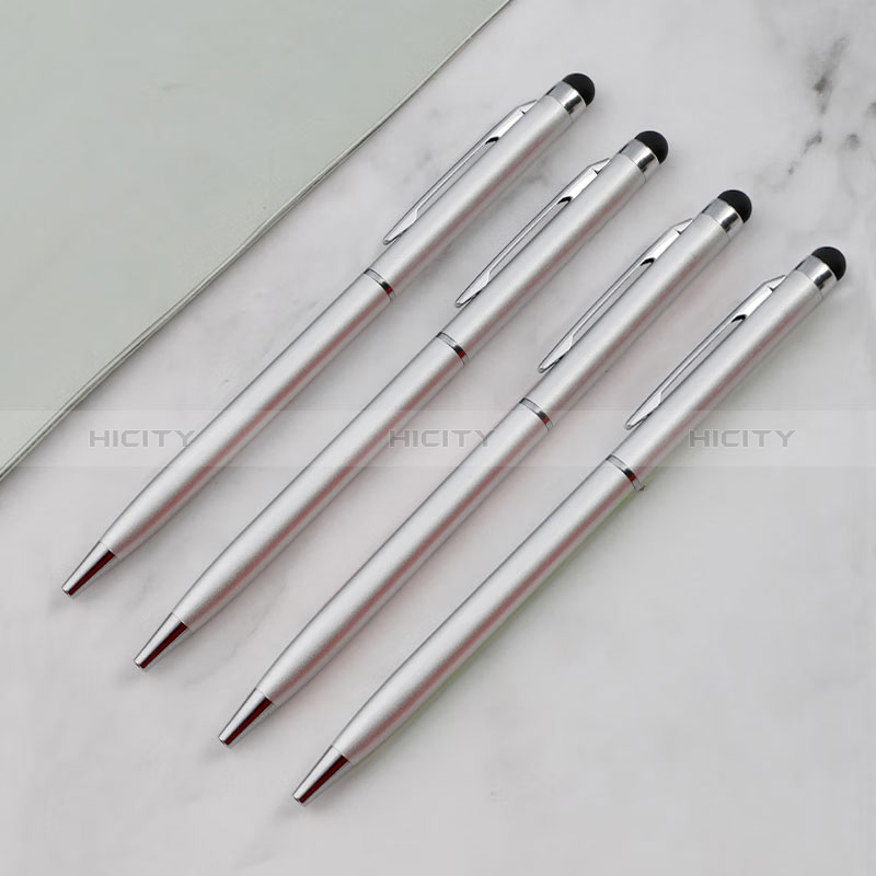 Eingabestift Touchscreen Pen Stift 4PCS Silber