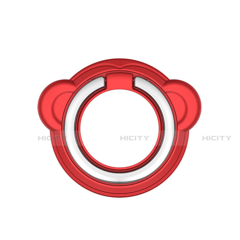 Fingerring Ständer Magnetische Smartphone Halter Halterung Universal H16 Rot