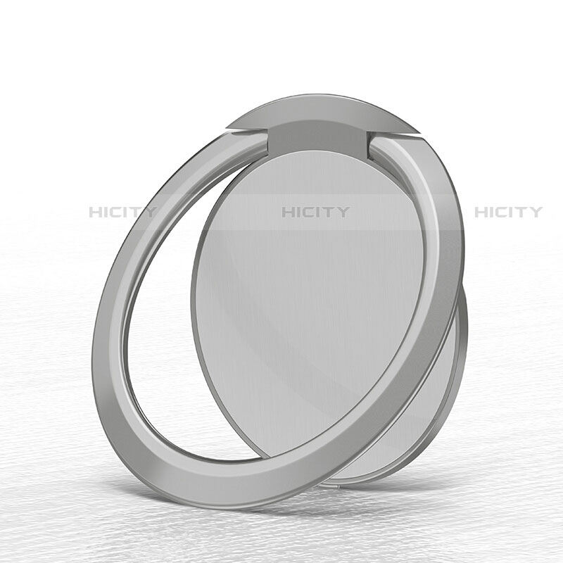 Fingerring Ständer Magnetische Smartphone Halter Halterung Universal Z03 Silber