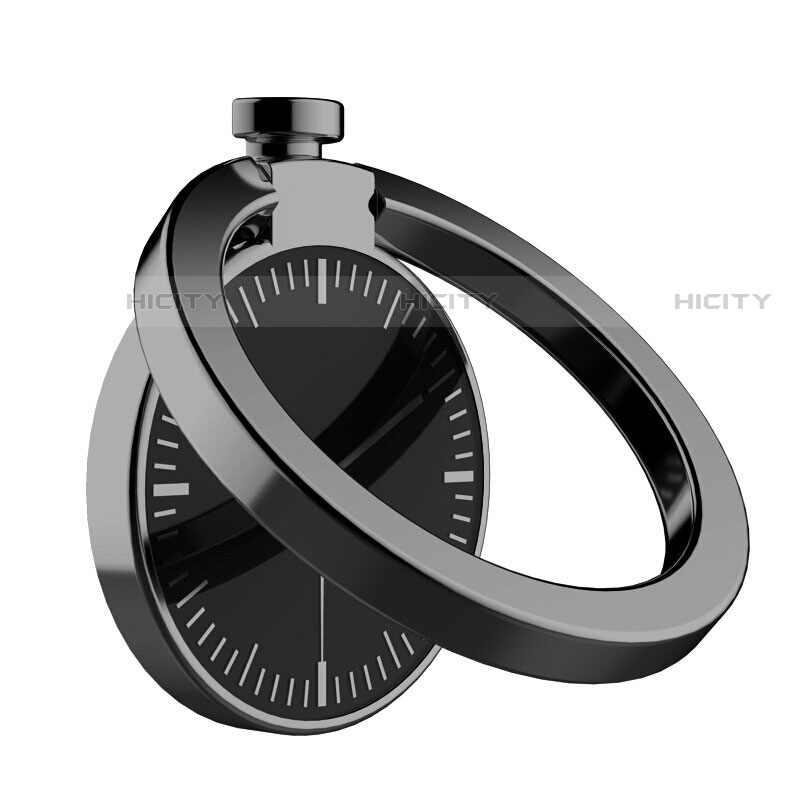 Fingerring Ständer Magnetische Smartphone Halter Halterung Universal Z05 Schwarz Plus