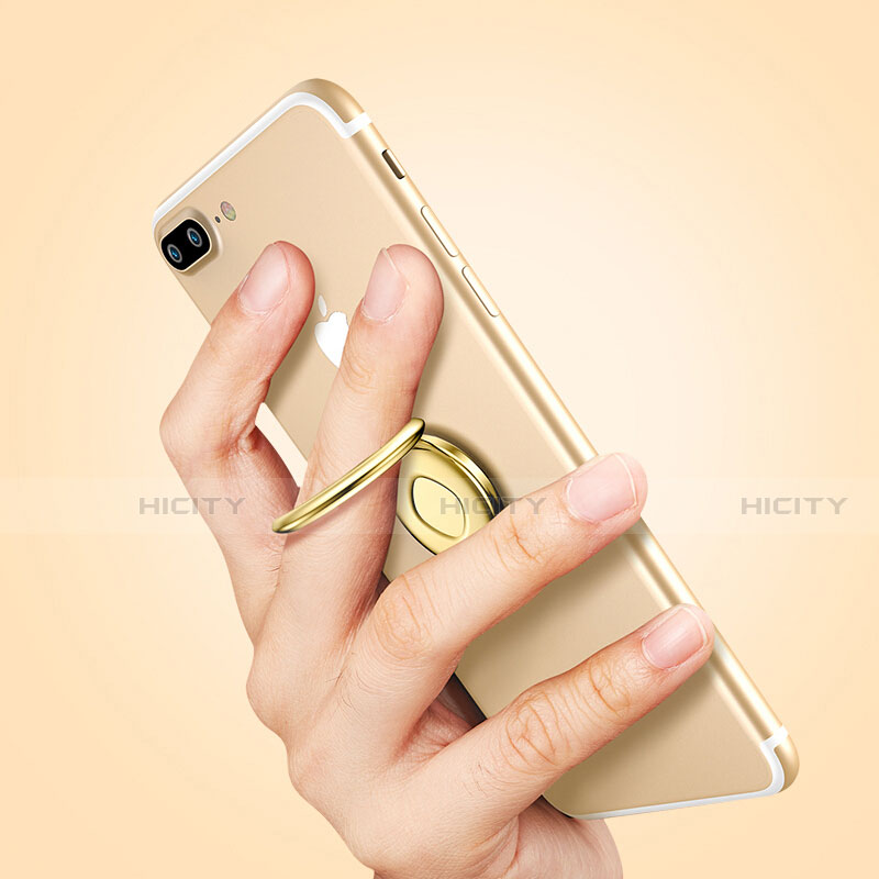 Fingerring Ständer Smartphone Halter Halterung Universal Gold groß