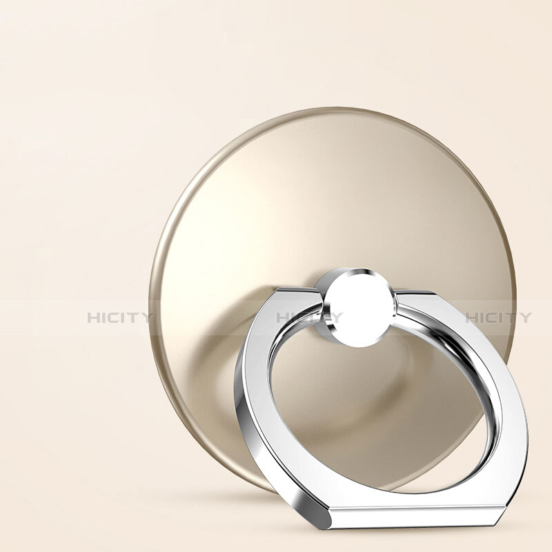 Fingerring Ständer Smartphone Halter Halterung Universal R01 Gold