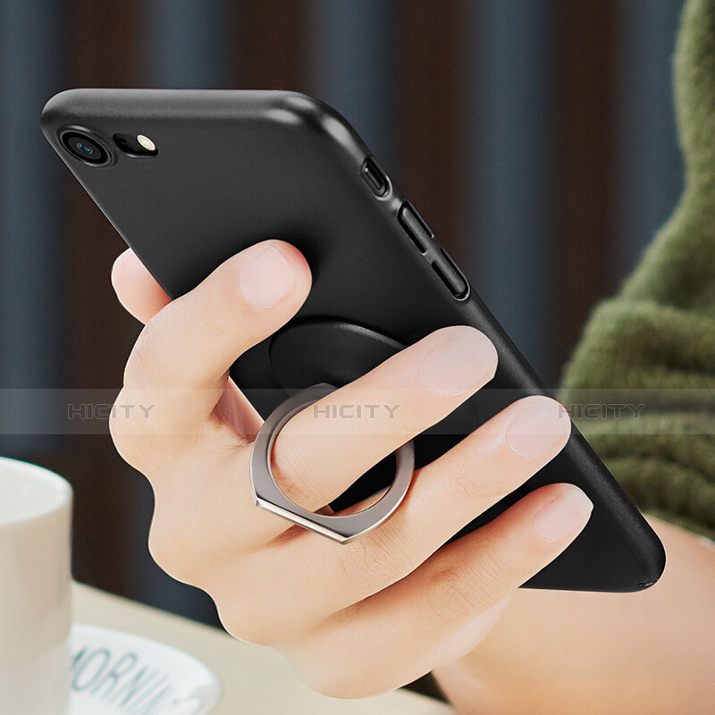 Fingerring Ständer Smartphone Halter Halterung Universal R01 Schwarz groß