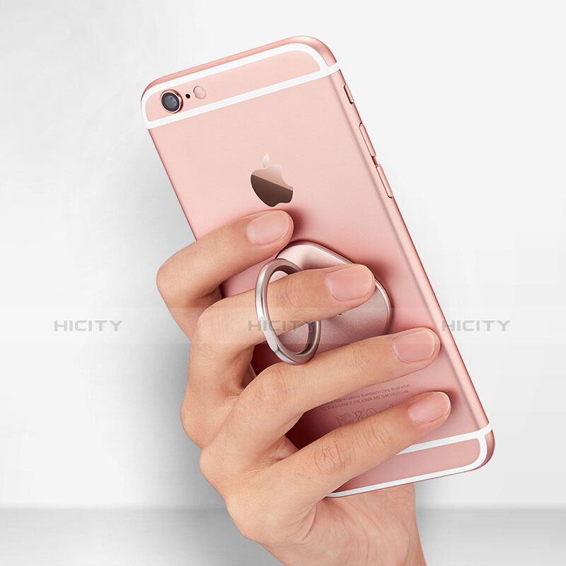 Fingerring Ständer Smartphone Halter Halterung Universal R02 Rosegold