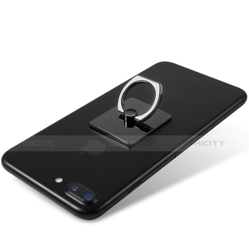 Fingerring Ständer Smartphone Halter Halterung Universal R05 Schwarz groß