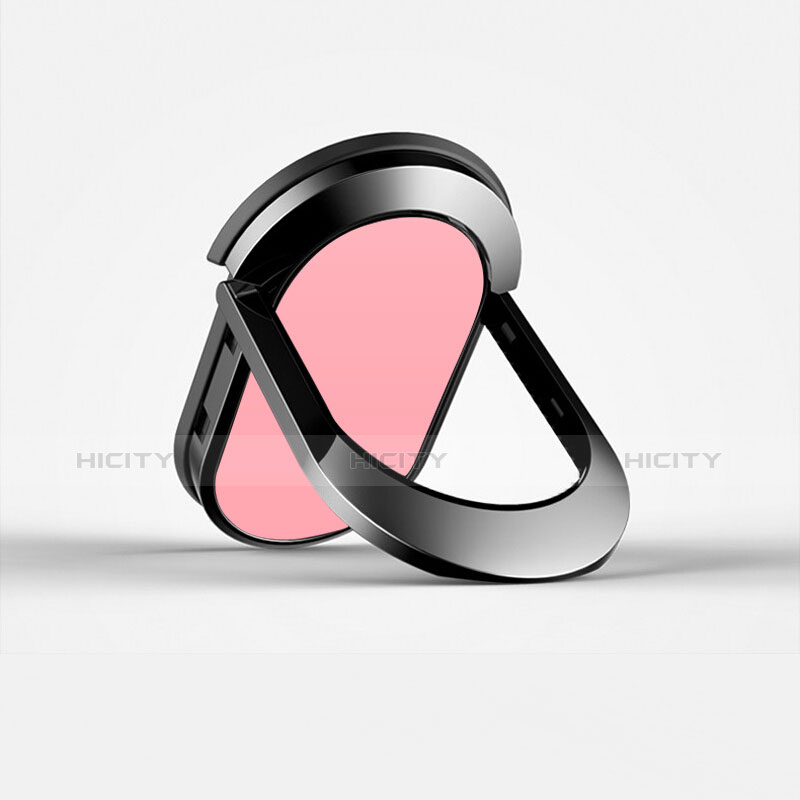 Fingerring Ständer Smartphone Halter Halterung Universal R07 Rosa