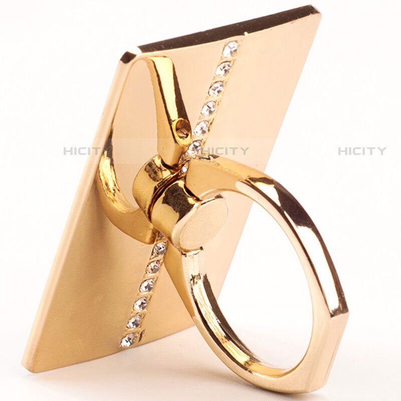 Fingerring Ständer Smartphone Halter Halterung Universal Z02 Gold