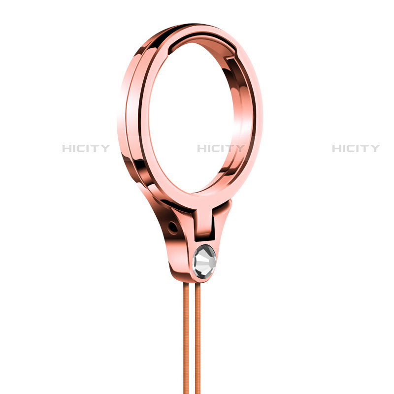 Fingerring Ständer Smartphone Halter Halterung Universal Z17 Rosegold