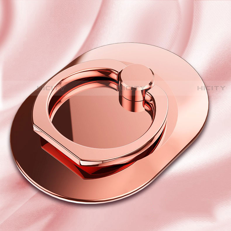 Fingerring Ständer Smartphone Halter Halterung Universal Z19 Rosegold Plus