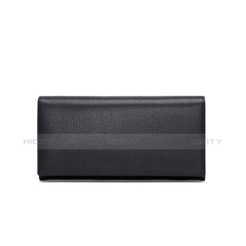 Handtasche Clutch Handbag Leder Lichee Pattern Universal Schwarz