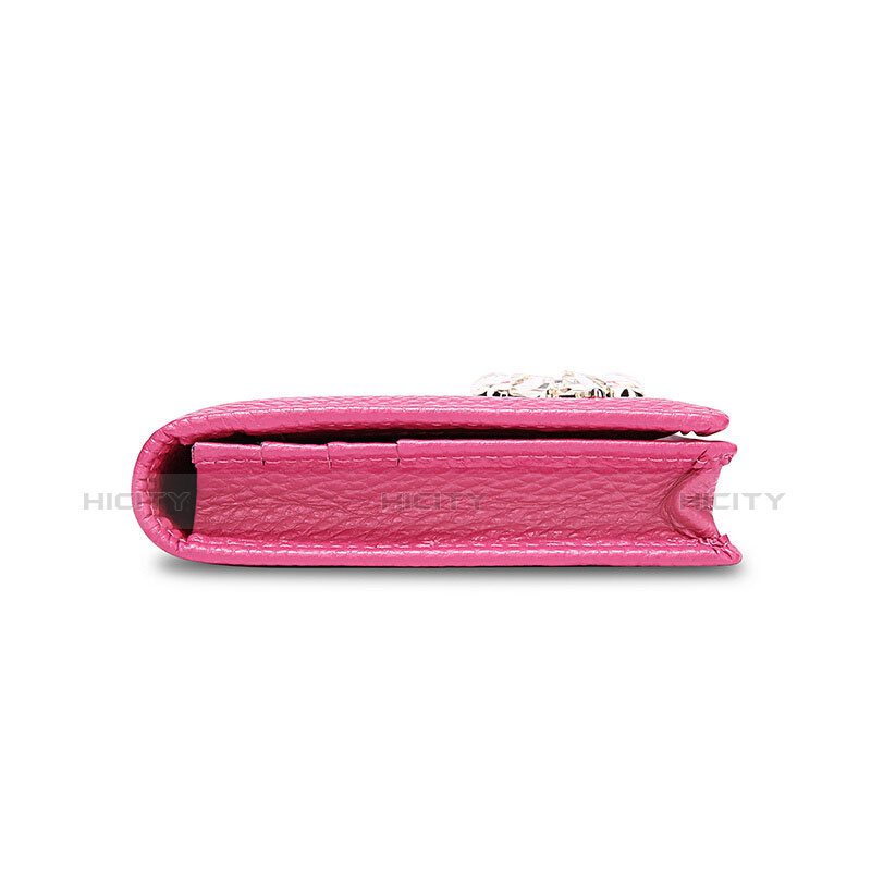 Handtasche Clutch Handbag Schutzhülle Leder Dancing Girl Universal Pink groß