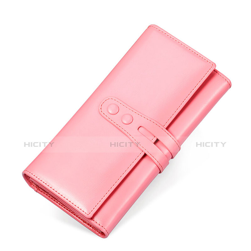 Handtasche Clutch Handbag Schutzhülle Leder Universal H14 Rosa