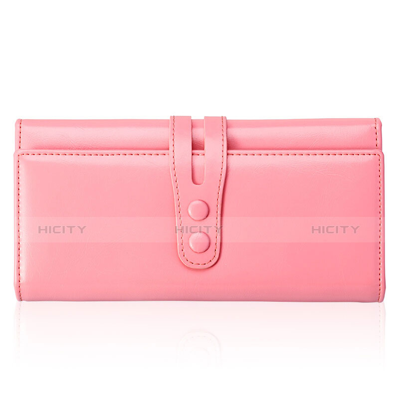 Handtasche Clutch Handbag Schutzhülle Leder Universal H14 Rosa