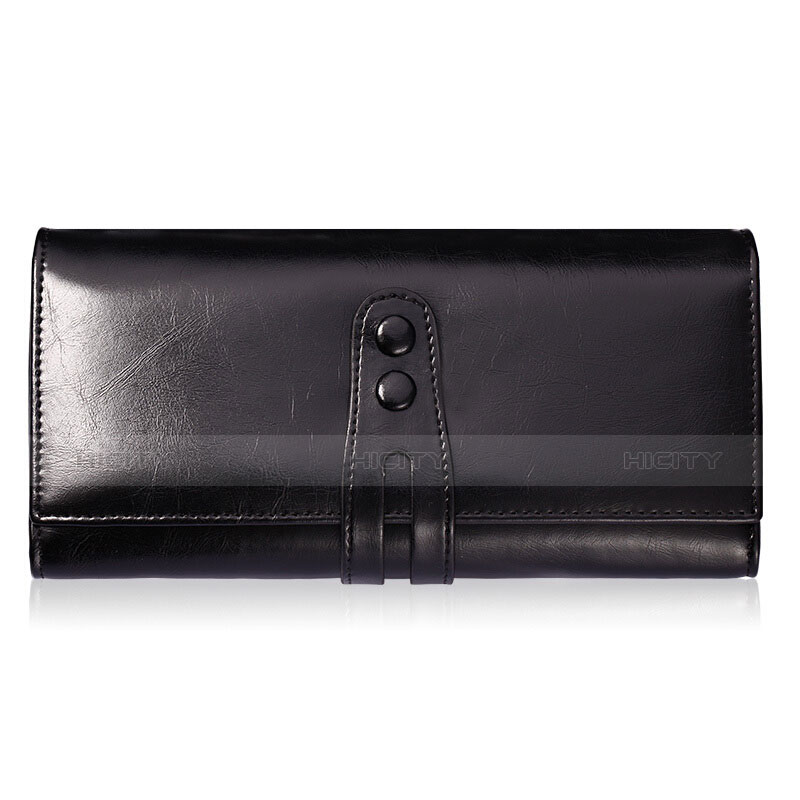 Handtasche Clutch Handbag Schutzhülle Leder Universal H14 Schwarz