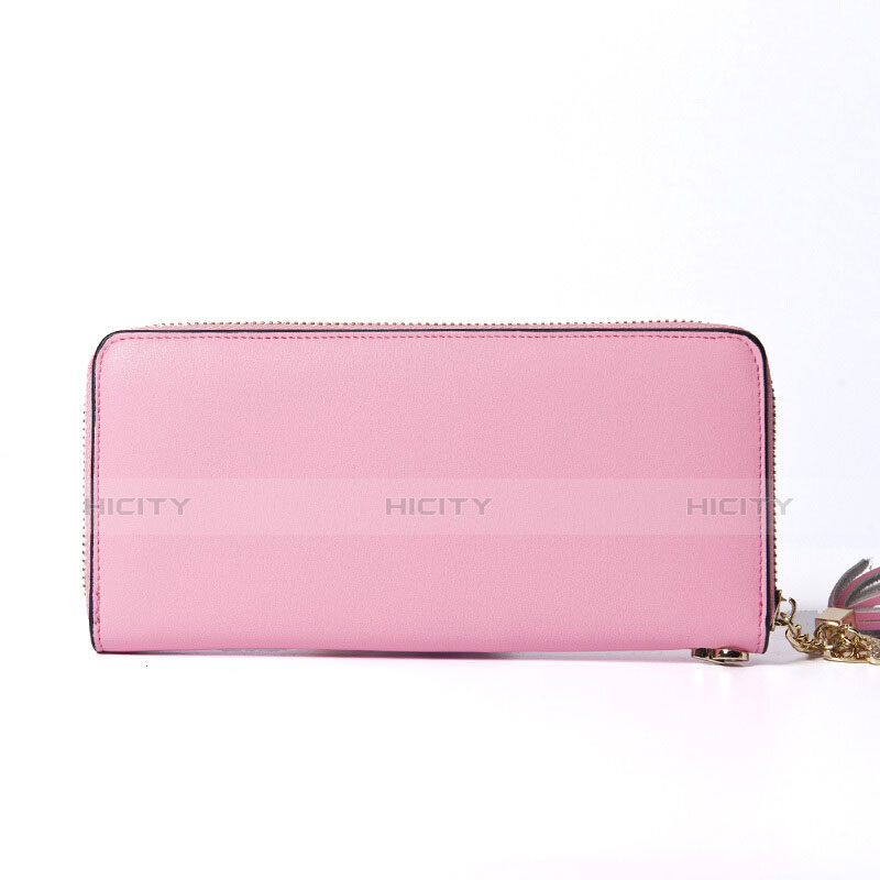 Handtasche Clutch Handbag Schutzhülle Leder Universal H24 Rosa