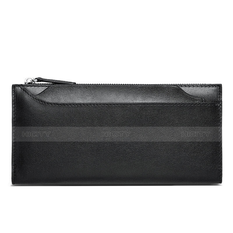 Handtasche Clutch Handbag Schutzhülle Leder Universal H30 Schwarz