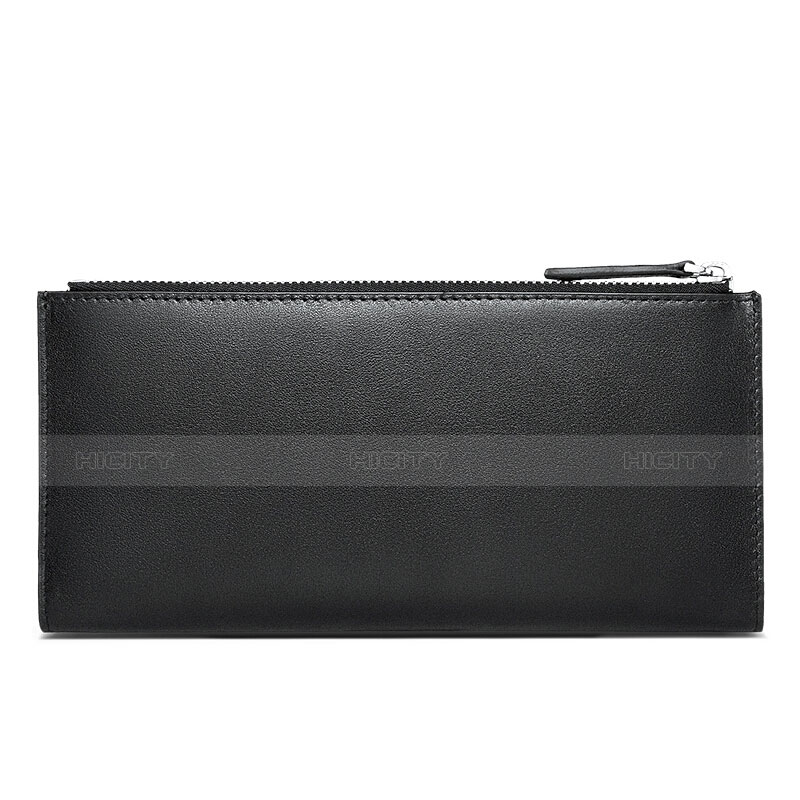 Handtasche Clutch Handbag Schutzhülle Leder Universal H30 Schwarz