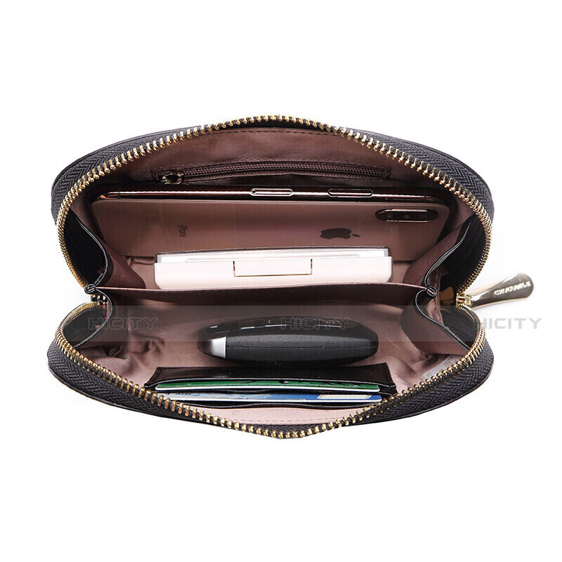 Handtasche Clutch Handbag Schutzhülle Leder Universal K08