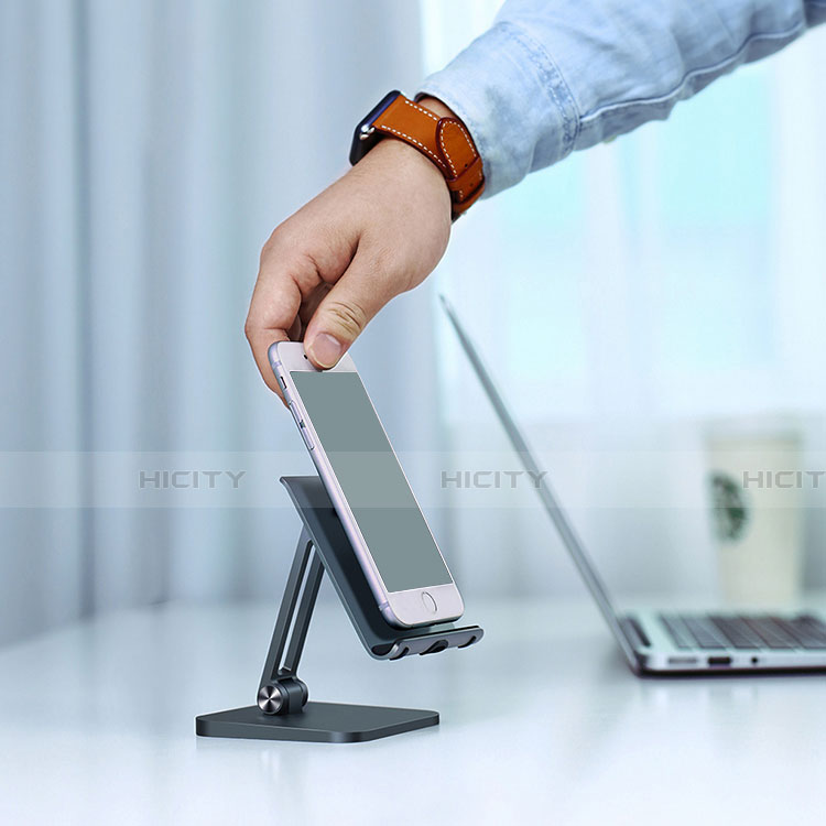 Handy Ständer Smartphone Halter Halterung Stand Universal K04 Schwarz groß