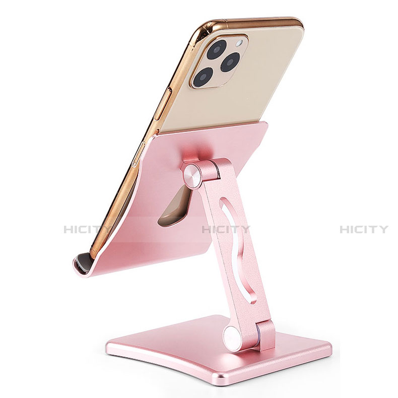 Handy Ständer Smartphone Halter Halterung Stand Universal K32 Rosegold