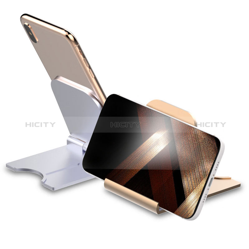 Handy Ständer Smartphone Halter Halterung Stand Universal N07 Gold