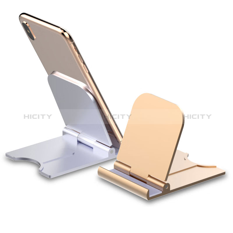 Handy Ständer Smartphone Halter Halterung Stand Universal N07 Gold