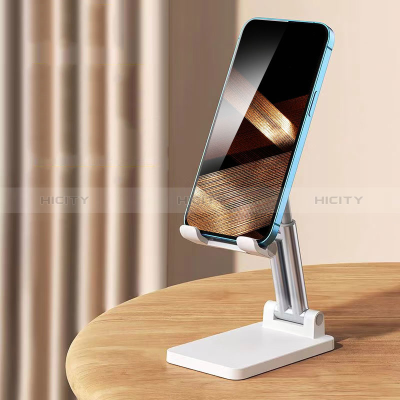 Handy Ständer Smartphone Halter Halterung Stand Universal N08 Weiß