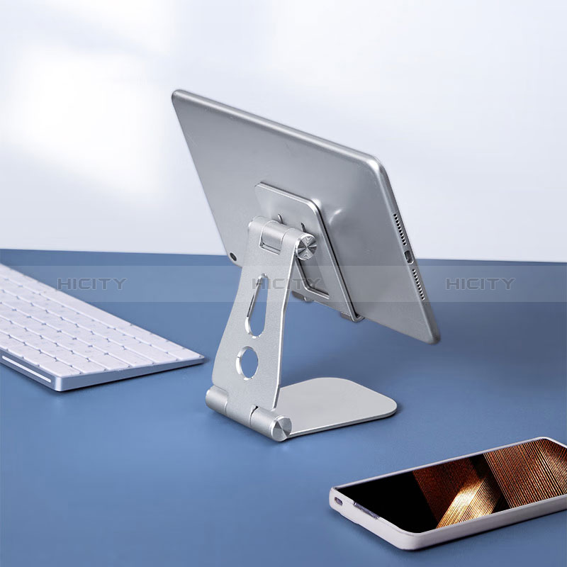 Handy Ständer Smartphone Halter Halterung Stand Universal N19 Silber