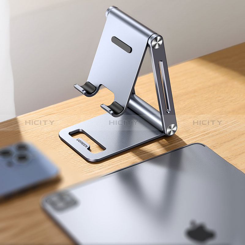 Handy Ständer Smartphone Halter Halterung Stand Universal N22 Silber