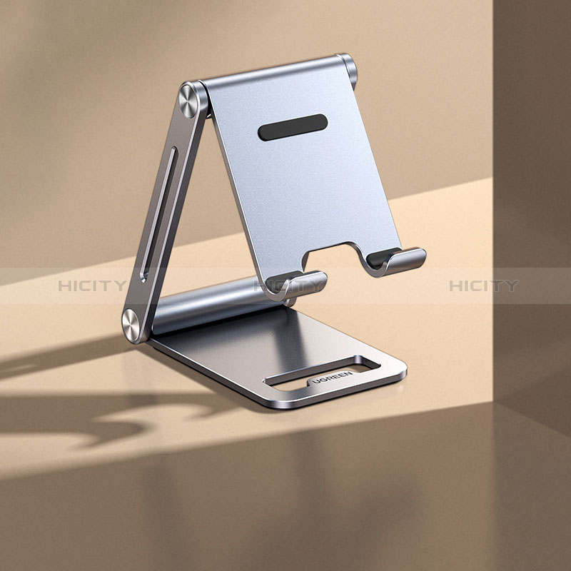 Handy Ständer Smartphone Halter Halterung Stand Universal N22 Silber