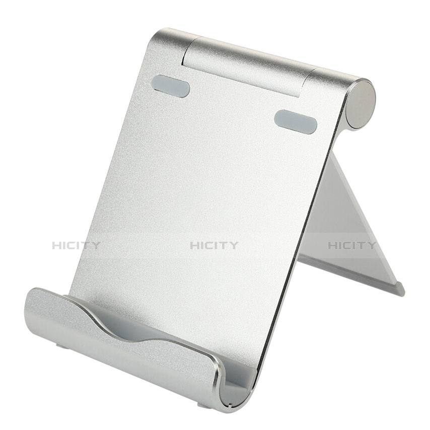 Handy Ständer Smartphone Halter Halterung Stand Universal T07 Silber