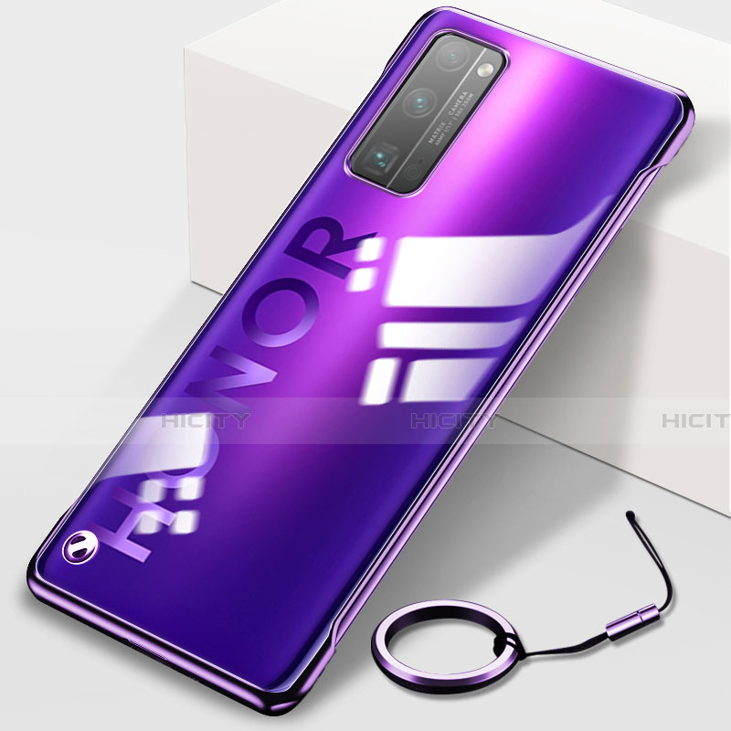 Handyhülle Hülle Crystal Hartschalen Tasche Schutzhülle H01 für Huawei Honor 30 Pro Violett Plus