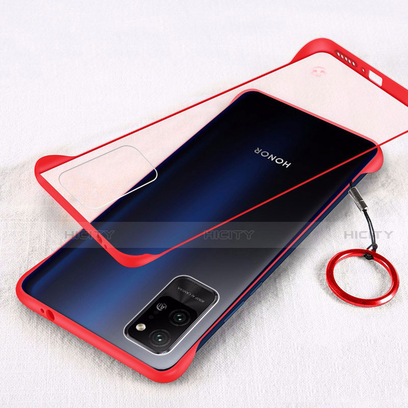 Handyhülle Hülle Crystal Hartschalen Tasche Schutzhülle H01 für Huawei Honor Play4 Pro 5G Rot Plus