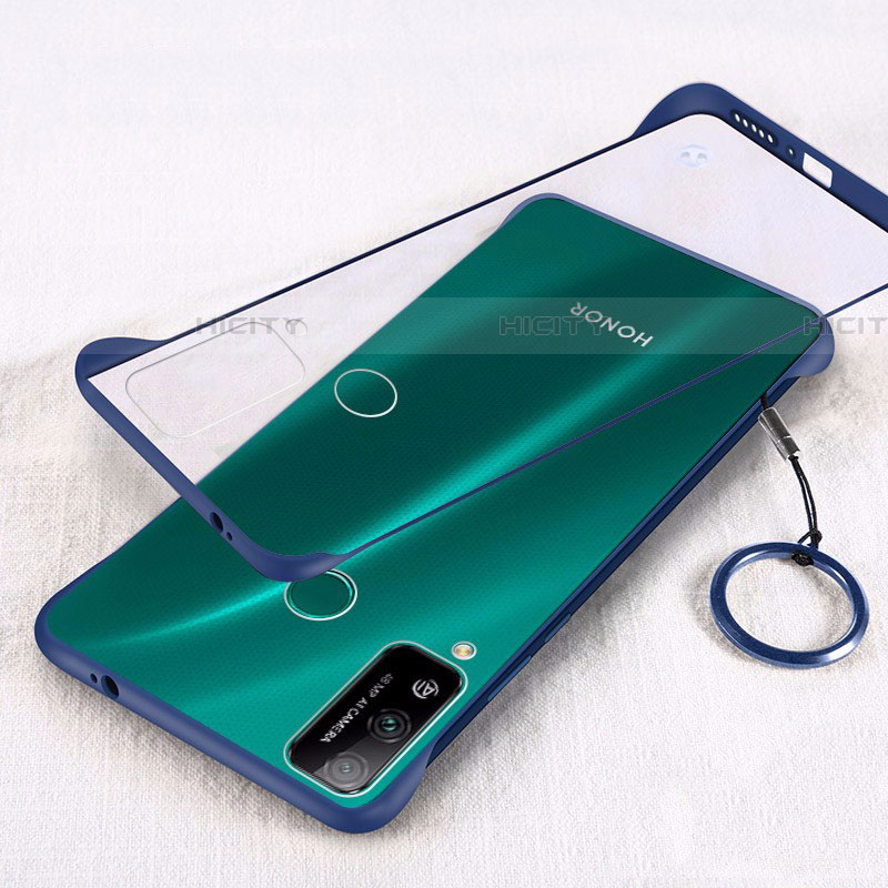 Handyhülle Hülle Crystal Hartschalen Tasche Schutzhülle H01 für Huawei Honor Play4T Blau