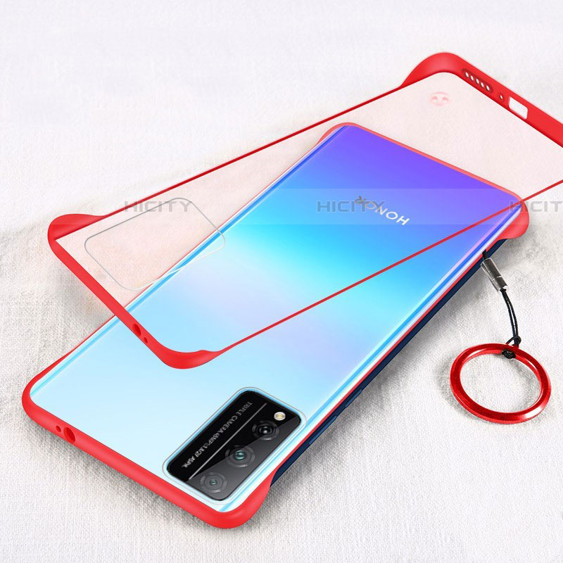 Handyhülle Hülle Crystal Hartschalen Tasche Schutzhülle H01 für Huawei Honor Play4T Pro Rot Plus