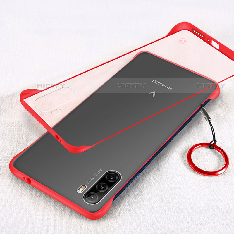 Handyhülle Hülle Crystal Hartschalen Tasche Schutzhülle H01 für Huawei Mate 40 Lite 5G Rot