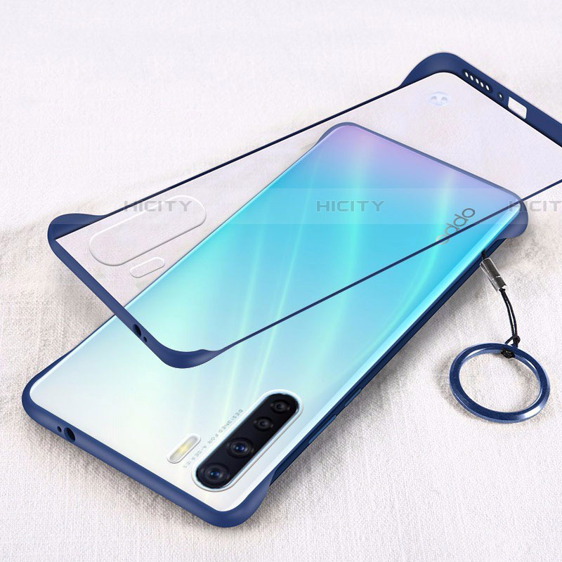 Handyhülle Hülle Crystal Hartschalen Tasche Schutzhülle H01 für Oppo A91 Blau