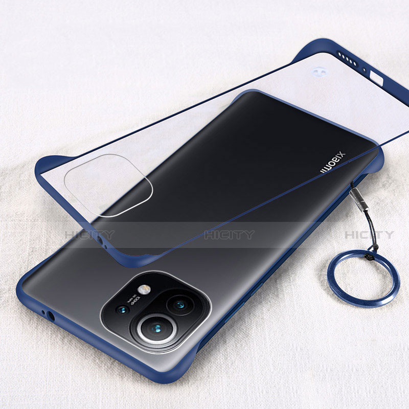 Handyhülle Hülle Crystal Hartschalen Tasche Schutzhülle H01 für Xiaomi Mi 11 Lite 4G Blau Plus