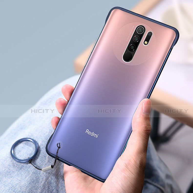 Handyhülle Hülle Crystal Hartschalen Tasche Schutzhülle H01 für Xiaomi Redmi 9 Prime India groß