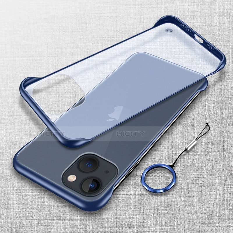 Handyhülle Hülle Crystal Hartschalen Tasche Schutzhülle H02 für Apple iPhone 14 Blau