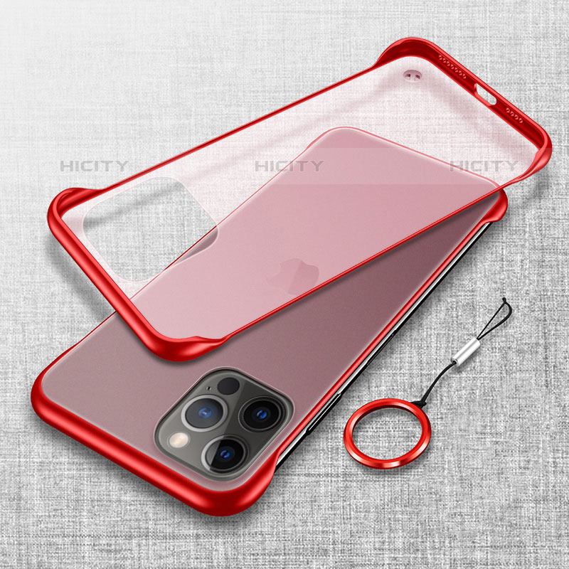 Handyhülle Hülle Crystal Hartschalen Tasche Schutzhülle H02 für Apple iPhone 16 Pro Rot