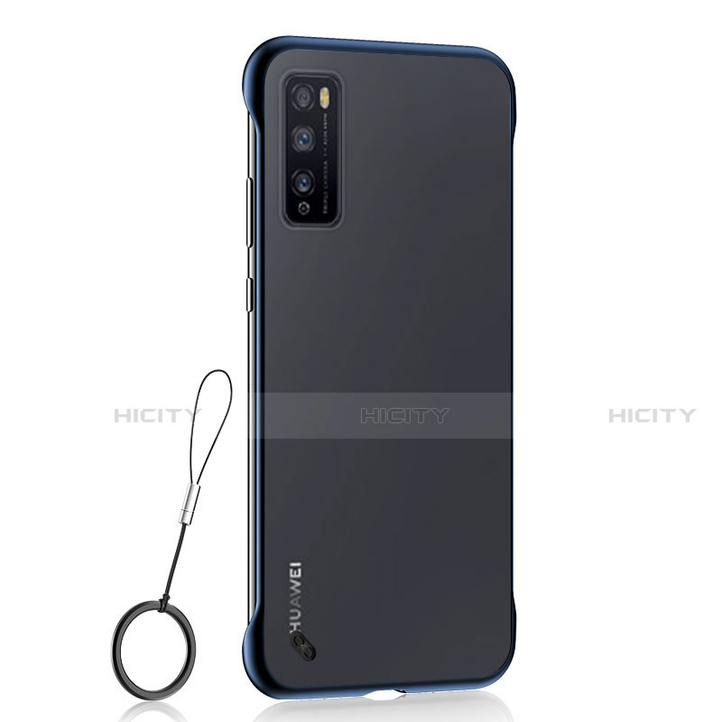 Handyhülle Hülle Crystal Hartschalen Tasche Schutzhülle H02 für Huawei Enjoy 20 Pro 5G Blau